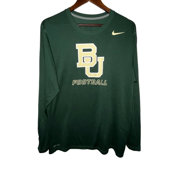 Nike Other - Men's Nike Dry Fit Baylor University Football Long Sleeve T-Shirt